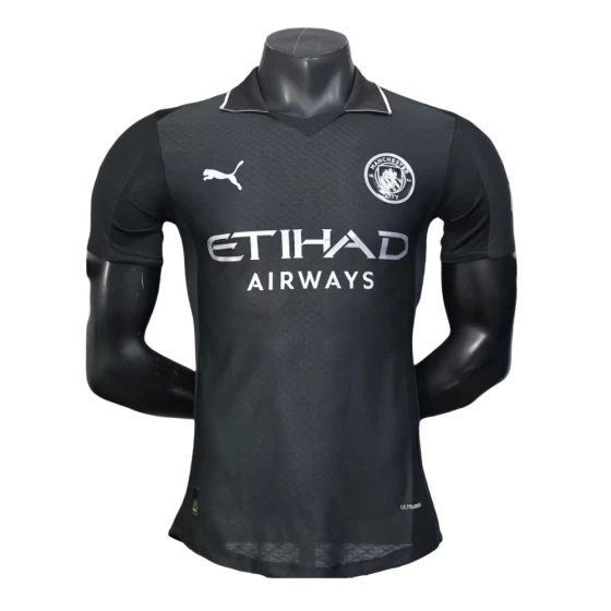 2025/2026 Manchester City Black Away Football Shirt Player Version