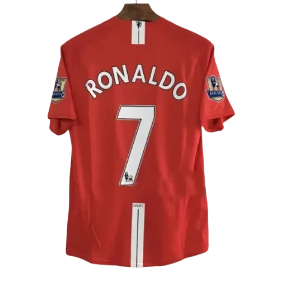 2007-08 Manchester United RONALDO #7 Retro Jersey Home